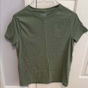 Cat & Jack Green Short Sleeve Tee